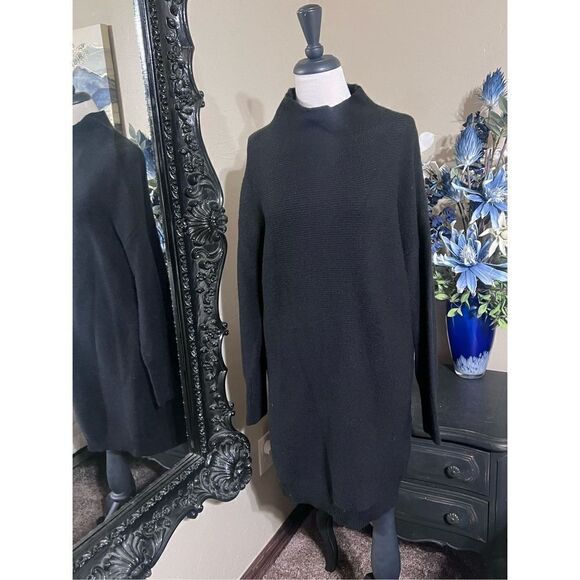 Anna Kaci NWT Long Sleeve Moc Turtleneck Sweater Dress Size Small - Picture 1 of 4
